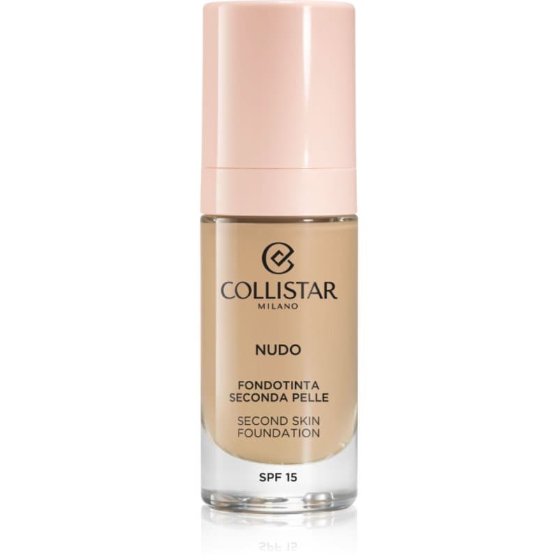 NUDO Second Skin Foundation SPF 15 rozświetlający podkład nawilżający o działaniu wygładzającym odcień Beige Dorato