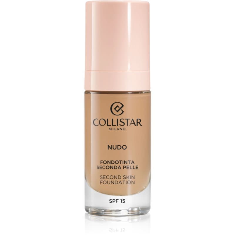 NUDO Second Skin Foundation SPF 15 rozświetlający podkład nawilżający o działaniu wygładzającym odcień 4N Sabbia