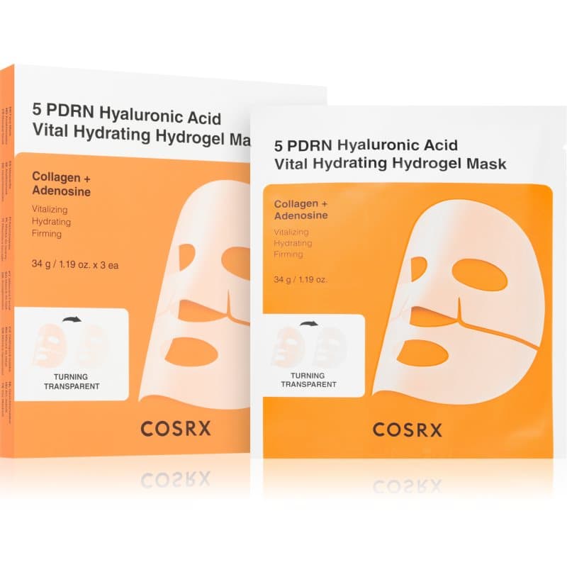 COSRPDRN Hyaluronic Acid Vital Hydrating Hydrogel Mask hydrożelowa maseczka w płachcie z kwasem hialuronowym