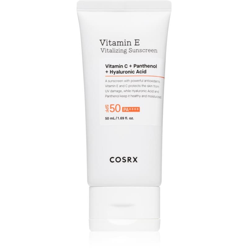 Vitamin E Vitalizing Sunscreen krem do opalania twarzy przeciw oznakom starzenia SPF 50+