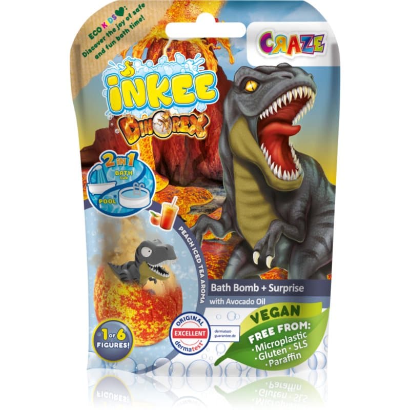 INKEE Dino kule do kąpieli dla dzieci z niespodzianką