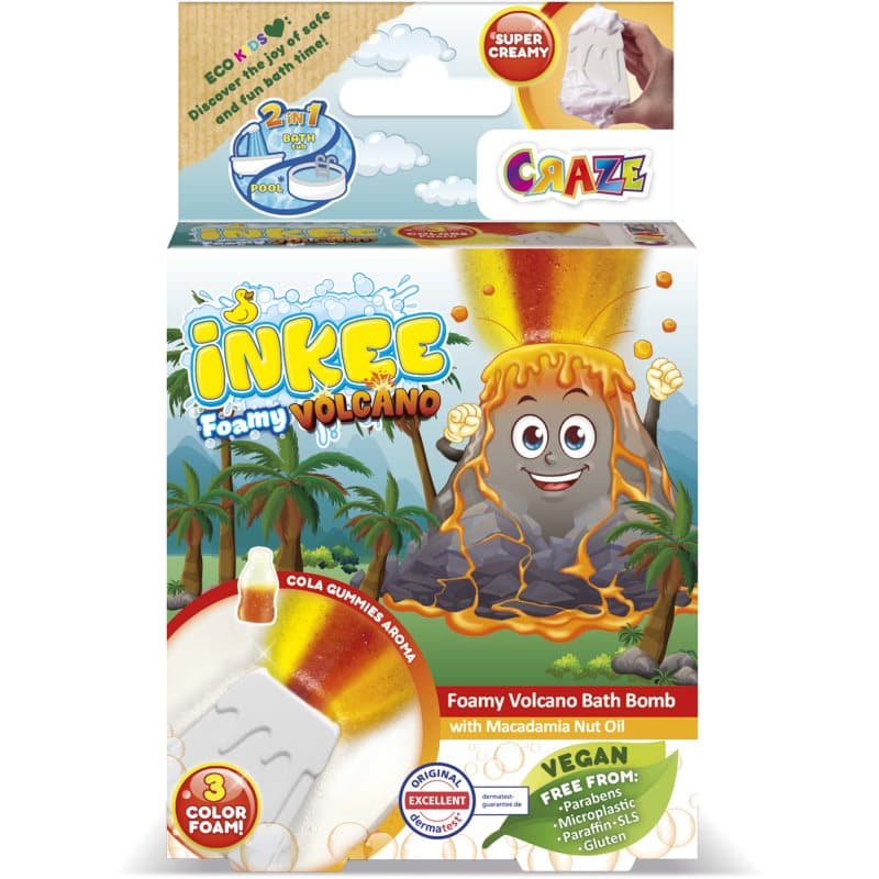 INKEE Foamy Volcano kule do kąpieli dla dzieci