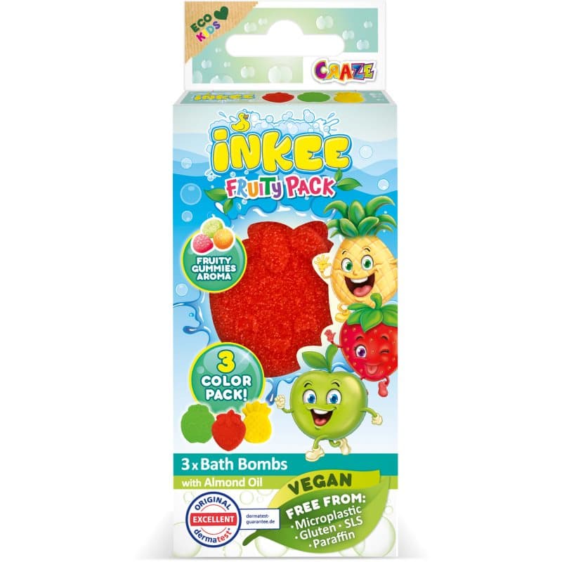 INKEE Fruity Pack kule do kąpieli dla dzieci