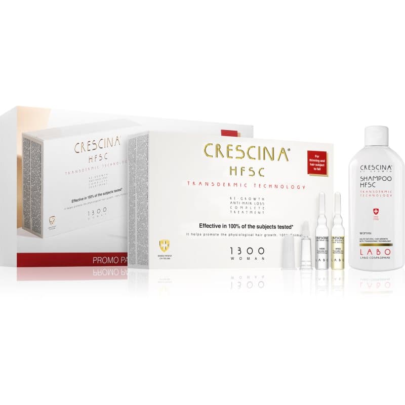 Transdermic 1300 Re-Growth and Anti-Hair Loss pielęgnacja wspierająca porost włosów i zapobiegająca ich wypadaniu dla kobiet wygodne opakowan
