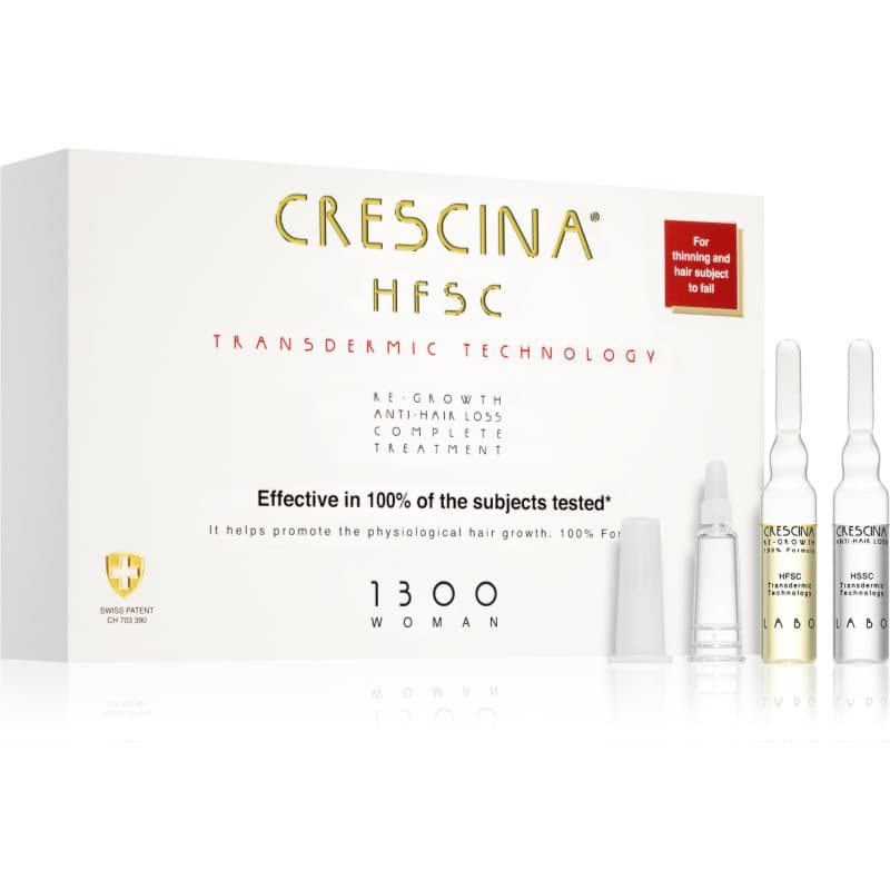 Transdermic 1300 Re-Growth and Anti-Hair Loss pielęgnacja wspierająca porost włosów i zapobiegająca ich wypadaniu dla kobiet