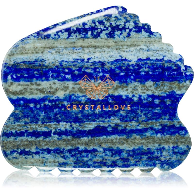 Lapis Lazuli Contour Gua Sha akcesoria do masażu