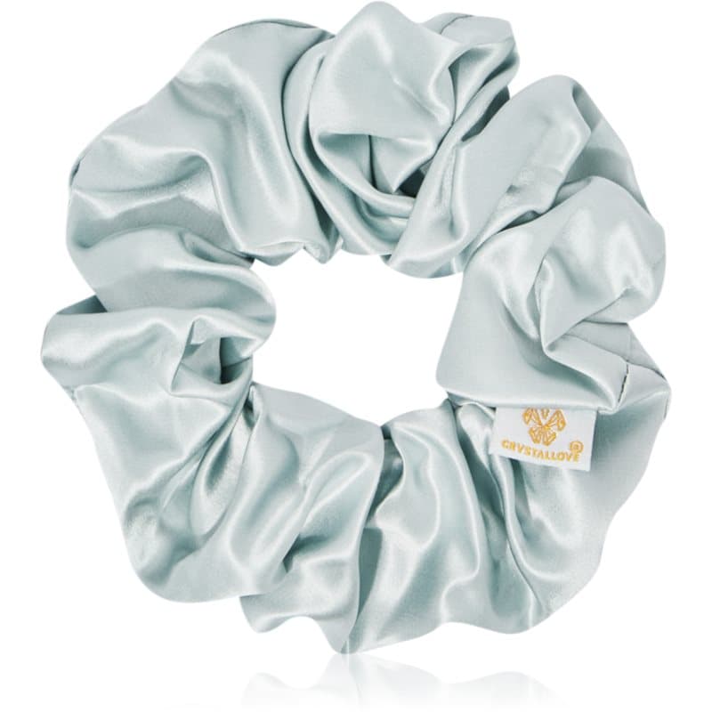 Mulberry Silk Scrunchie jedwabna gumka do włosów Amazonite