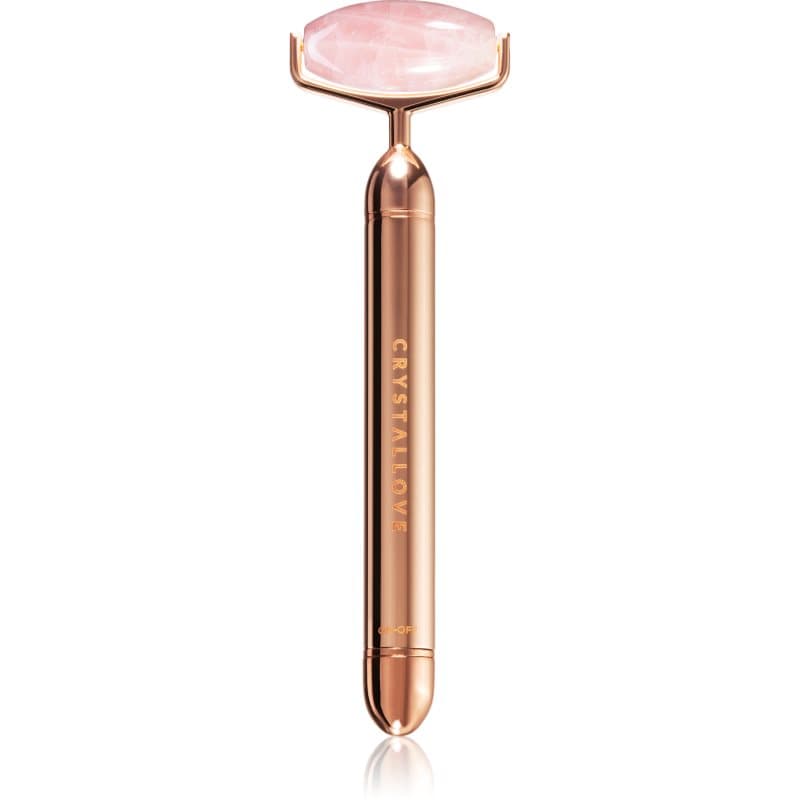 Vibrating Roller Rose Quartz akcesoria do masażu do twarzy