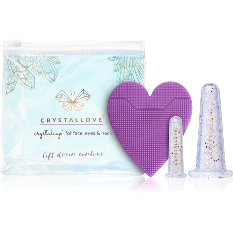 Crystalcup zestaw baniek do masażu twarzy