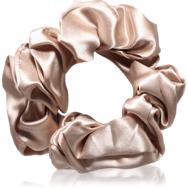 Silk Scrunchie jedwabna gumka do włosów Gold