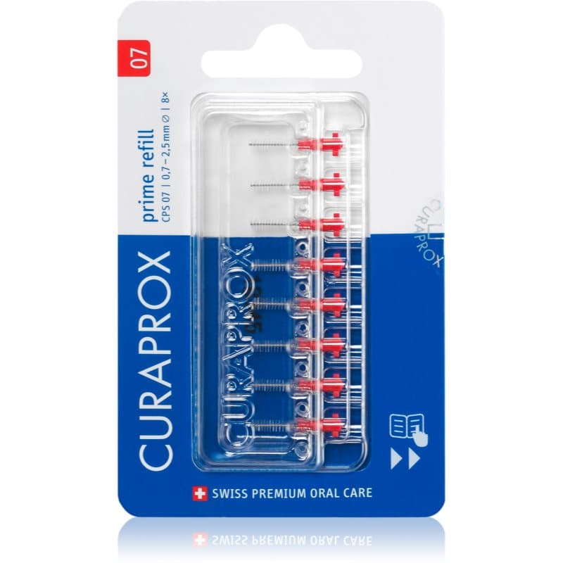 Prime Refill zestaw zapasowych szczoteczek międzyzębowych CPS 07 0,7 - 2,5 mm