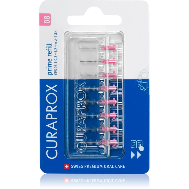Prime Refill zestaw zapasowych szczoteczek międzyzębowych CPS 08 0,8 - 3,2 mm