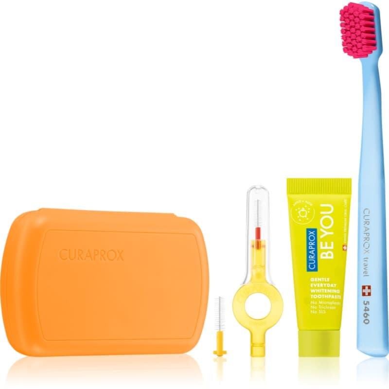 Travel Set zestaw podróżny do zębów, języka i dziąseł Orange