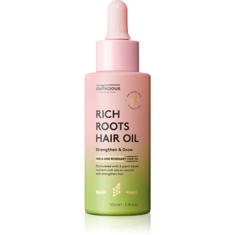 RICH ROOTS AMLA & ROSEMARY HAIR OIL olej nawilżająco kojący Do suchej i swędzącej skóry głowy