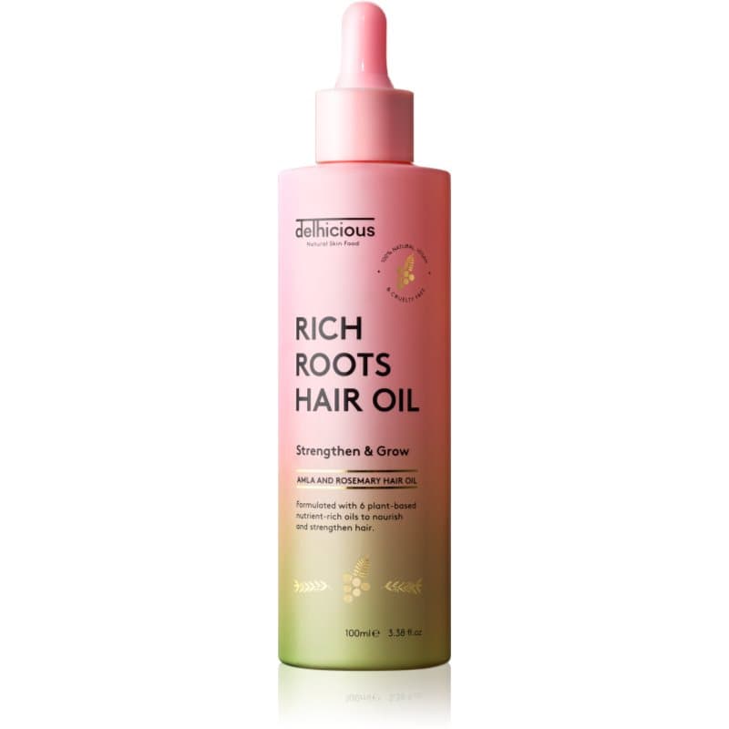 RICH ROOTS AMLA & ROSEMARY HAIR OIL olej nawilżająco kojący Do suchej i swędzącej skóry głowy
