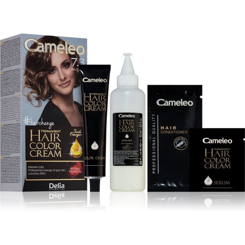 Cameleo Omega trwała farba do włosów odcień 7.3 Hazelnut
