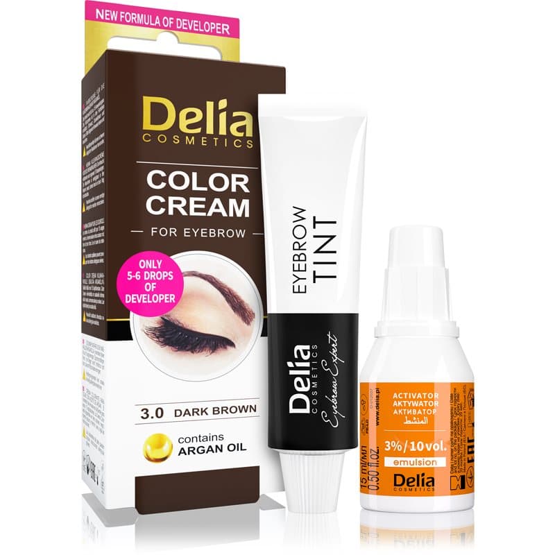 Argan Oil farbka do brwi odcień 3.0 Dark Brown