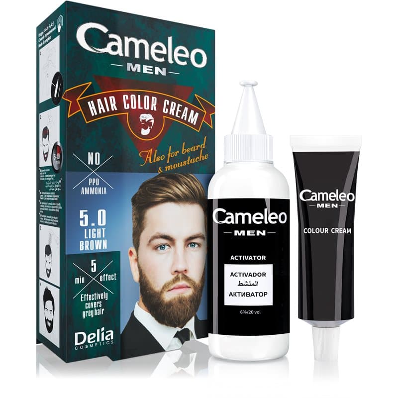 Cameleo Men farba do włosów odcień 5.0 Light Brown