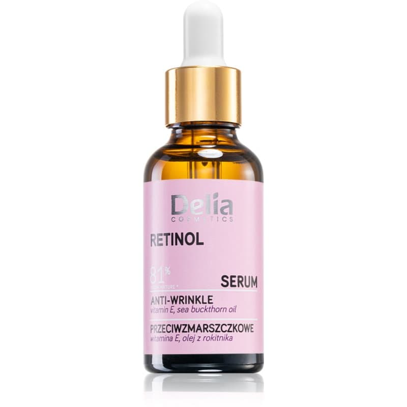 Retinol serum przeciwzmarszczkowe do twarzy, szyi i dekoltu