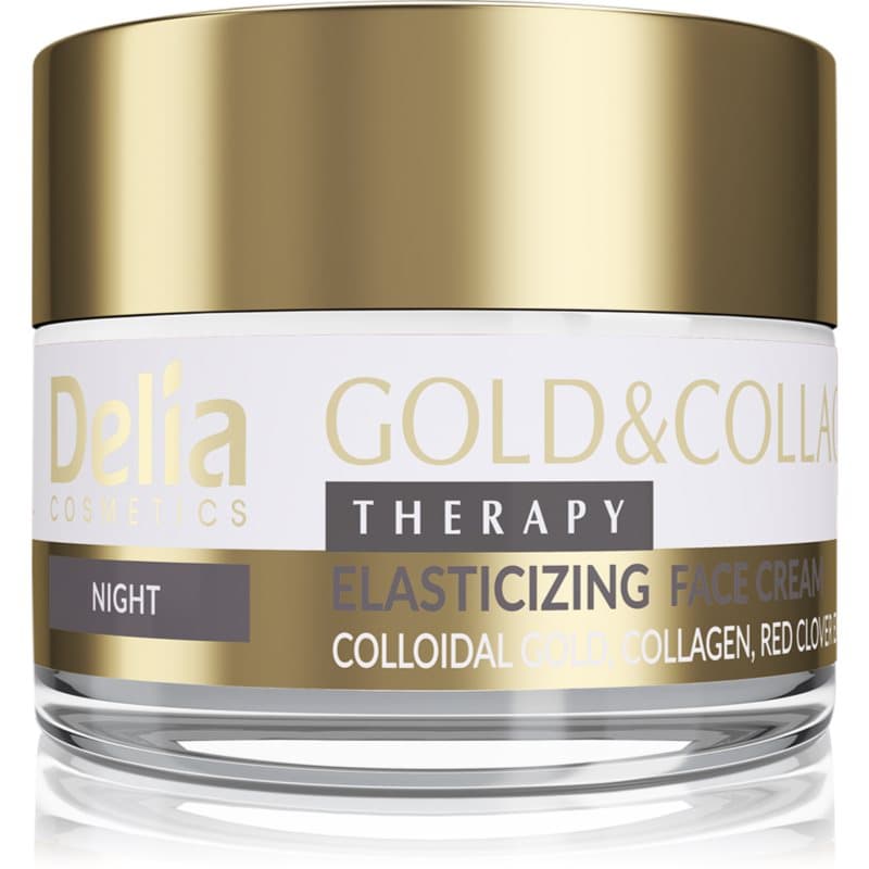 Gold & Collagen Therapy krem na noc zwiększa sprężystość skóry