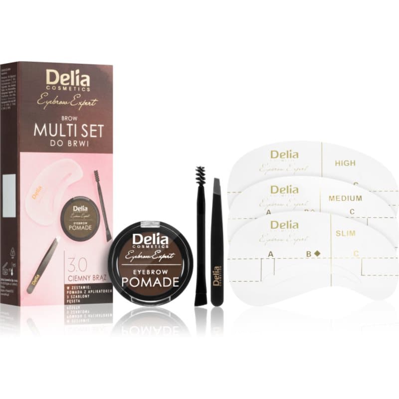 Eyebrow Expert Zest paleta do regulacji brwi odcień 3.0 Dark Brown