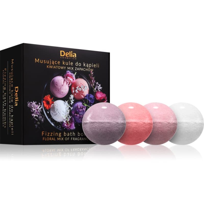 Fizzing Bath Bombs Floral Mix zestaw upominkowy do kąpieli