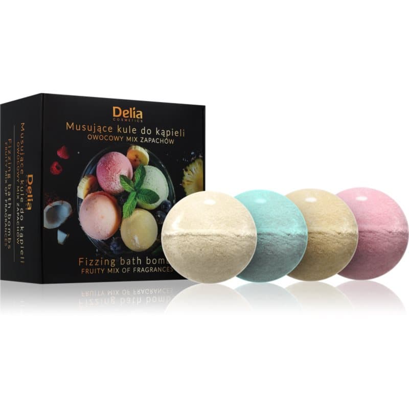 Fizzing Bath Bombs Fruity Mix zestaw upominkowy do kąpieli