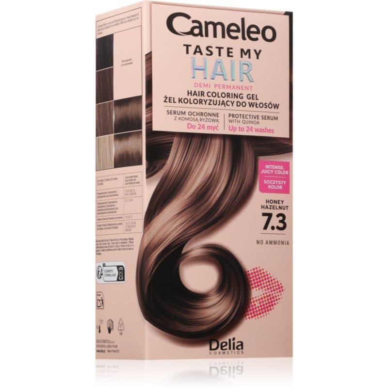 Cameleo Taste My Hair semi-permanentna farba do włosów odcień 7.3 Honey Hazelnut