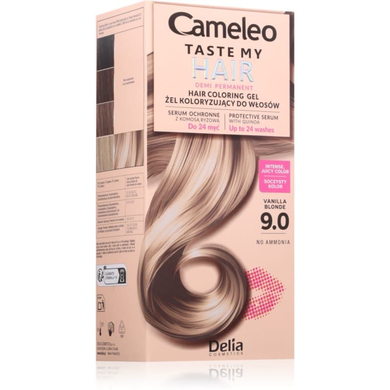 Cameleo Taste My Hair semi-permanentna farba do włosów odcień 9.0 Vanilla Blonde