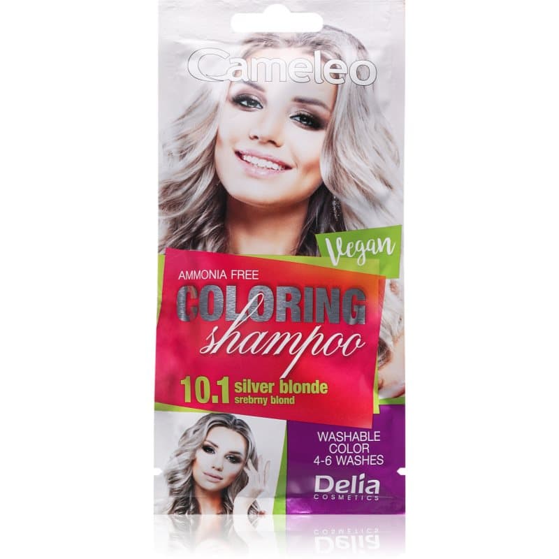 Cameleo Coloring Shampoo szampon tonujący do włosów odcień 10.1 Silver Blonde