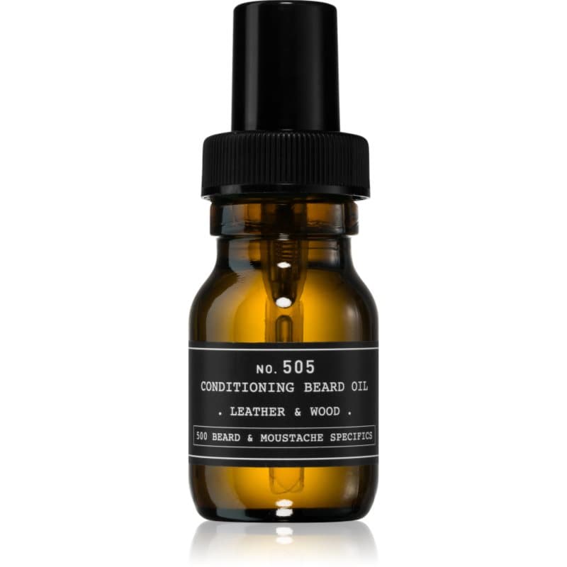 500 BEARD & MOUSTACHE SPECIFICS NO. 505 CONDITIONING BEARD OIL olejek do brody Leather & Wood
