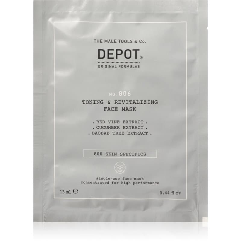 NO. 806 TONING & REVITALIZING FACE MASK rewitalizująca maseczka do twarzy dla mężczyzn