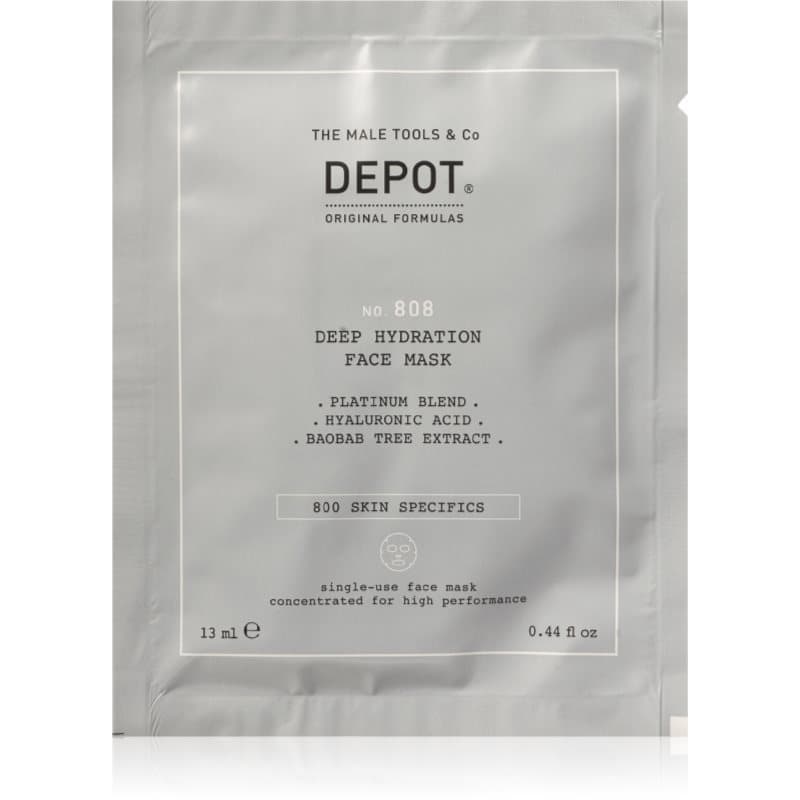 800 SKIN SPECIFICS NO. 808 DEEP HYDRATATION FACE MASK maseczka głęboko nawilżająca dla mężczyzn