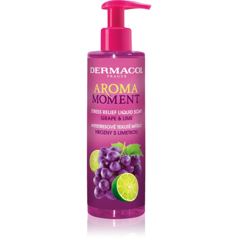 Aroma Moment Grape & Lime anty-stres mydło w płynie