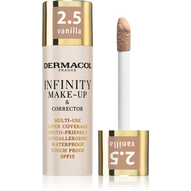 Infinity podkład mocno kryjący SPF 15 odcień 2.5 Vanilla