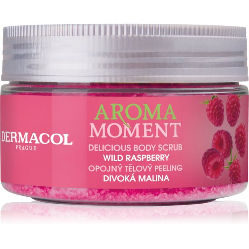 Aroma Moment Wild Raspberry peeling cukrowy do ciała o zapachu malin