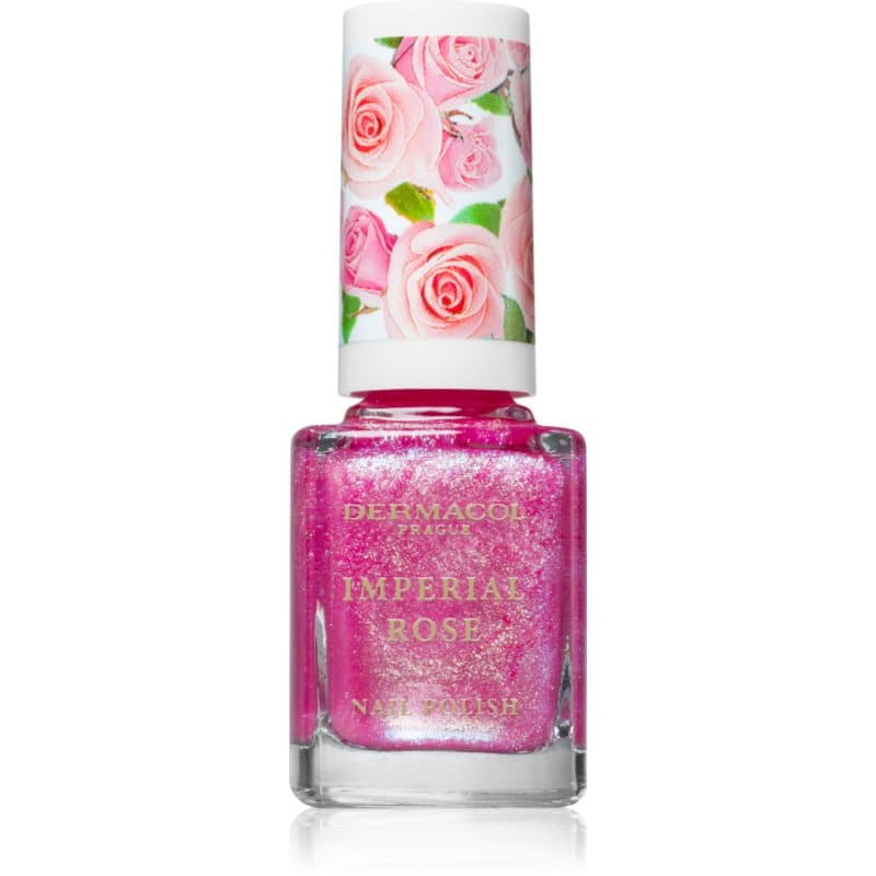 Imperial Rose lakier do paznokci z błyszczącymi cząsteczkami odcień 03