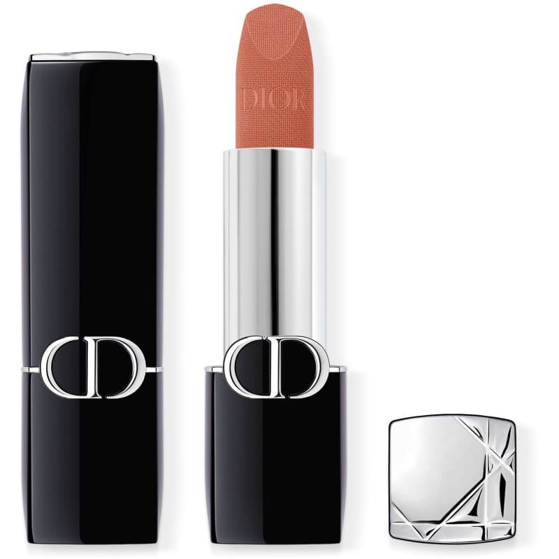 Rouge Dior szminka trwała flakon napełnialny odcień 200 Nude Touch Velvet