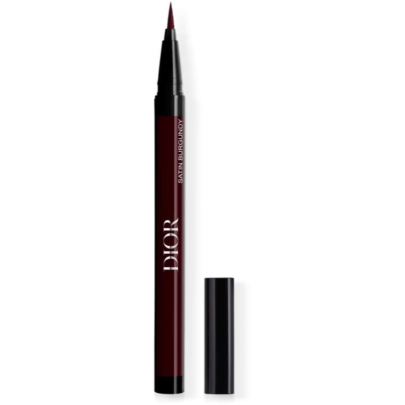 Diorshow Liquid Liner płynny eyeliner w pisaku wodoodporne odcień 881 Satin Burgundy
