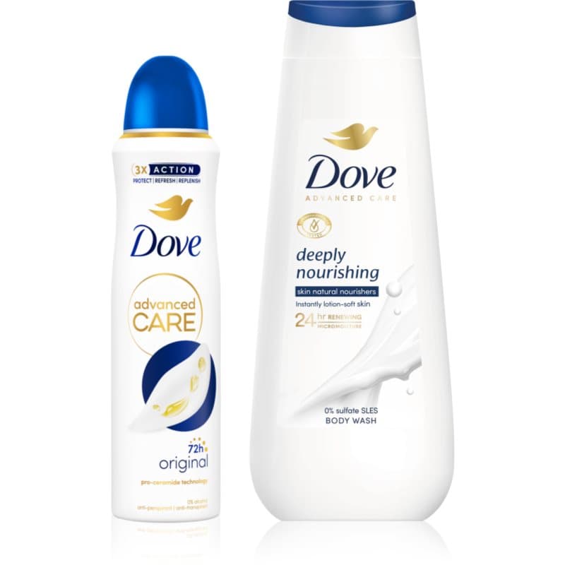 Advanced Care Deeply Nourishing korzystne opakowanie dezodorantu i żelu pod prysznic