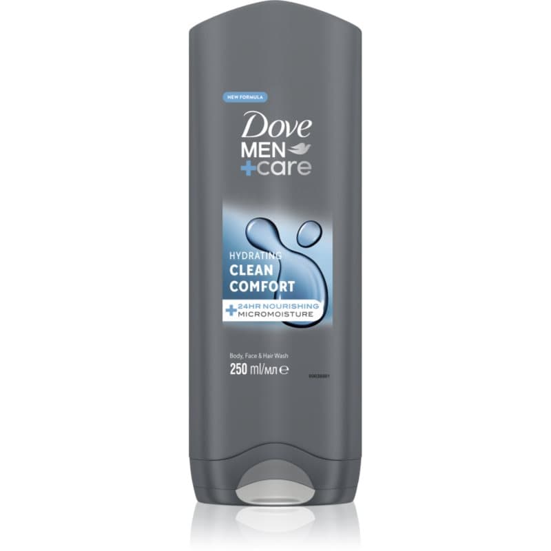 Men+Care Clean Comfort żel pod prysznic do twarzy, ciała i włosów