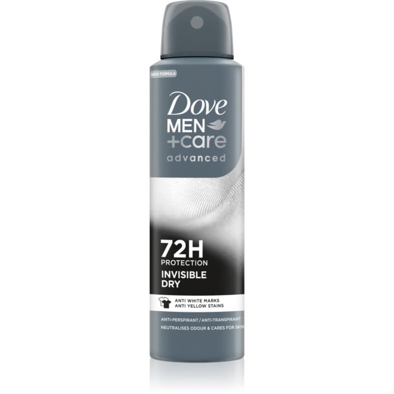 Men+Care Advanced Invisible Dry antyperspirant przeciwko białym i żółtym śladom Invisibile Dry