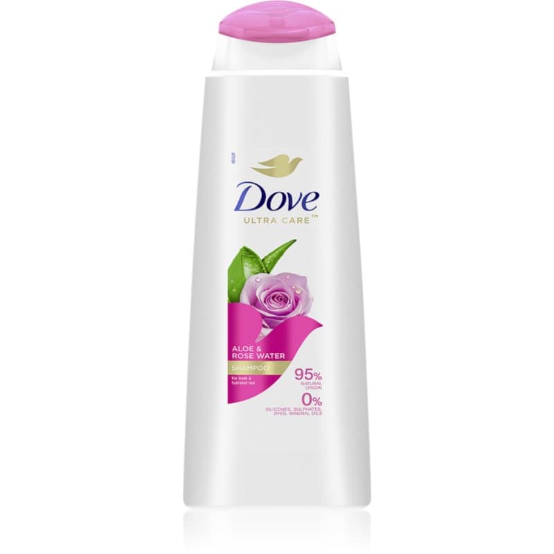 Aloe & Rose Water szampon nawilżające i nadające blask