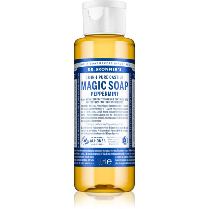 Bronner’s Peppermint uniwersalne mydło w płynie