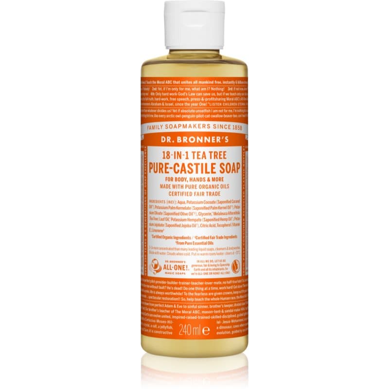 Bronner’s Tea Tree uniwersalne mydło w płynie