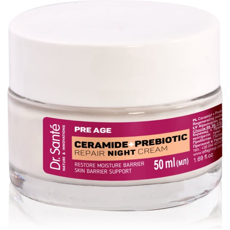 Pre Age Ceramide + Prebiotic regenerujący krem na noc do skóry dojrzałej