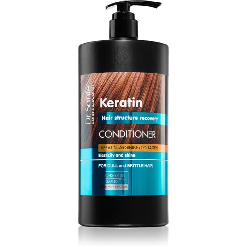 Keratin odżywka regenerująca do włosów łamliwych i matowych