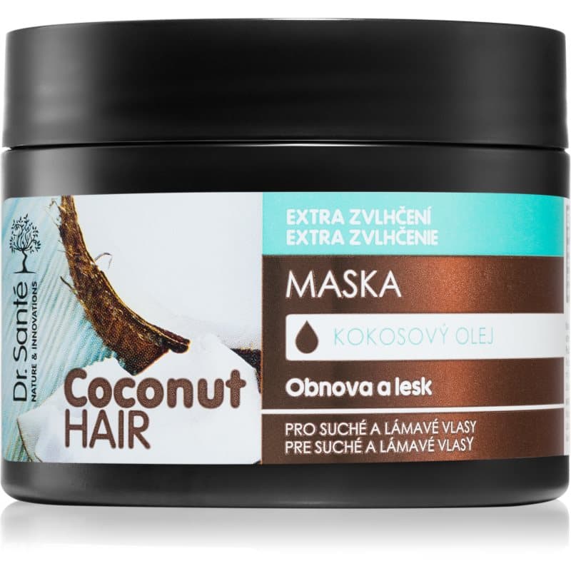 Coconut maseczka nawilżająca nadający blask włosom suchym i łamliwym