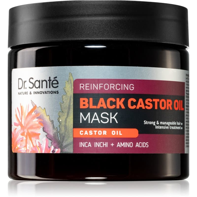Black Castor Oil intensywna maseczka do włosów