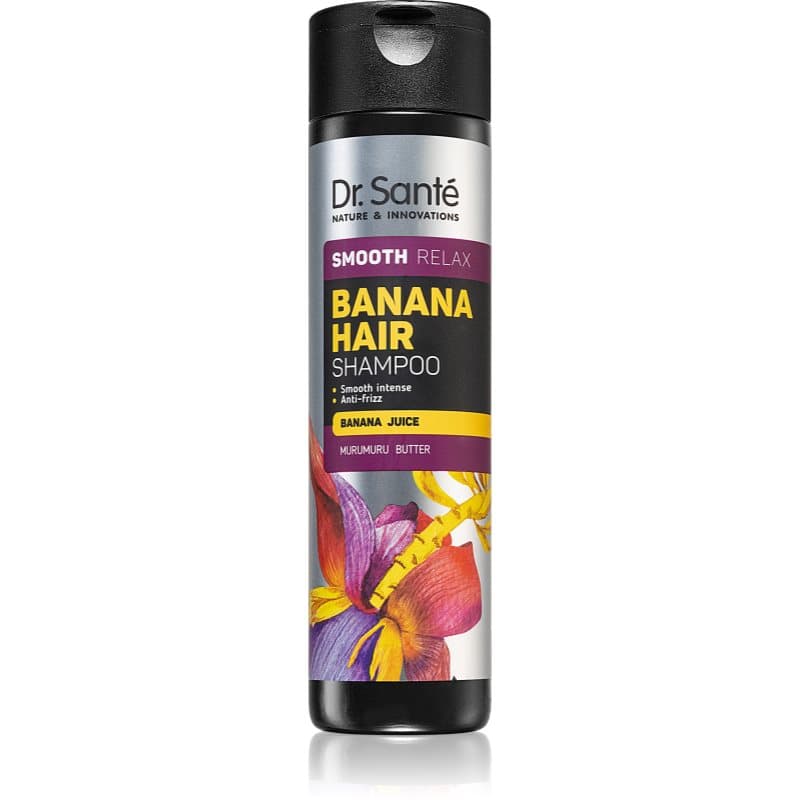 Banana szampon wygładzający przeciwko puszeniu się włosów banan